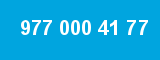 977 000 41 77 977 000 41 77